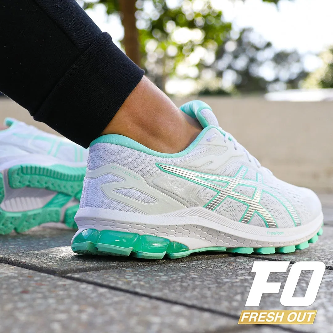 Women’s Asics GT-1000 10 ‘White/Pure Silver’ (Mint)